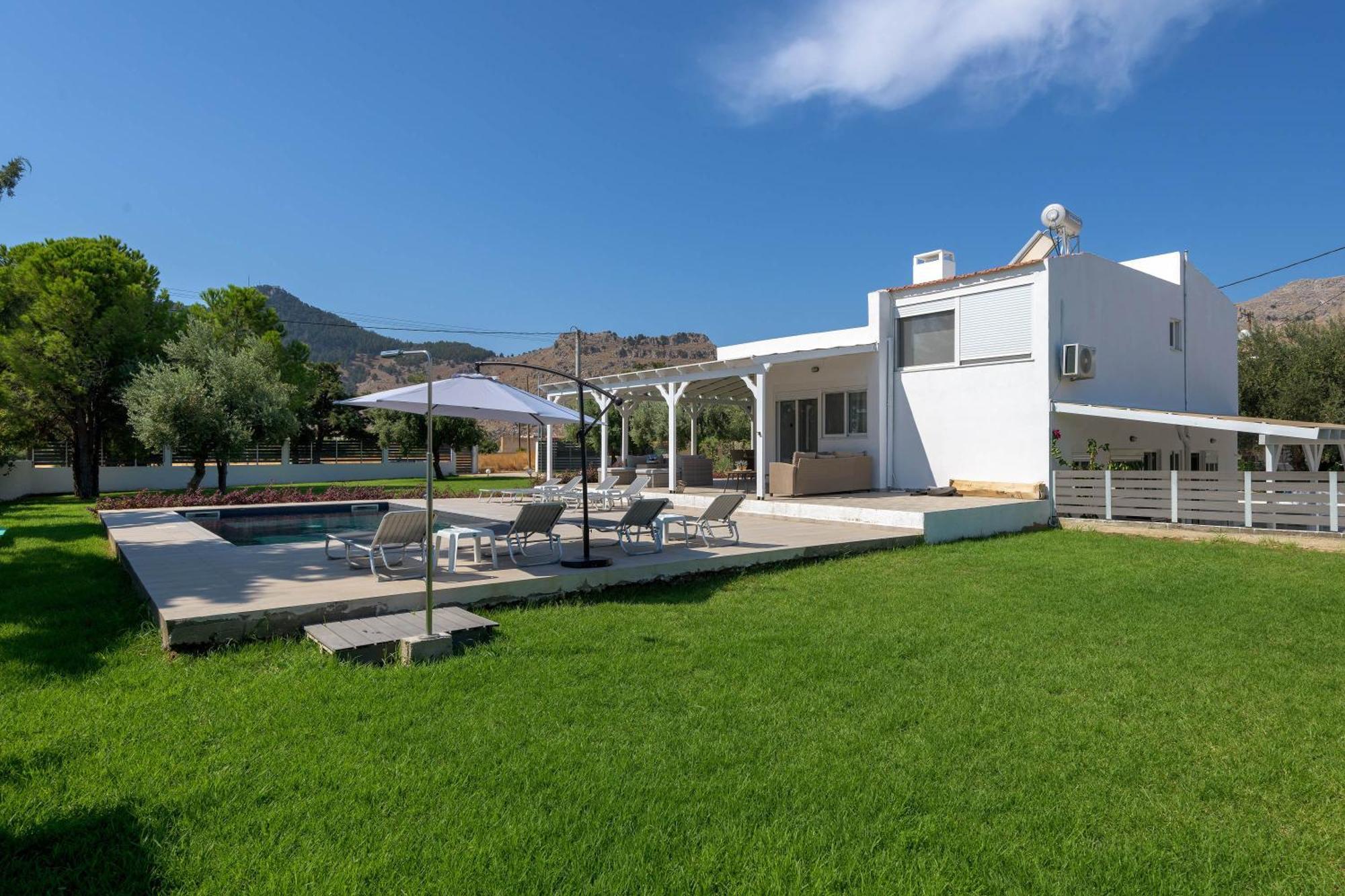 Casa Bianca Villa Kolymbia Exterior foto
